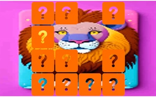 Animal Lion Memory Match game cover