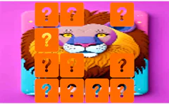 Animal Lion Memory Match