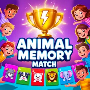 Animal Memory Match Brain Boost Challenge