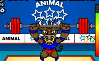 Animal Olympics - Weight Lifting game cover