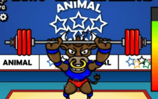Animal Olympics - Weight Lifting game cover