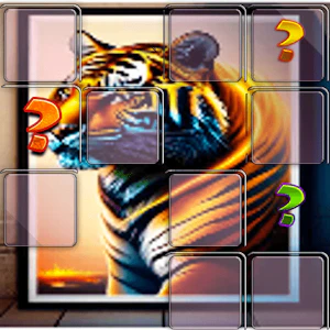 Animal Tiger Memory Match Thumbnail
