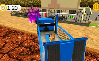 Animal Transport Truck Game game cover