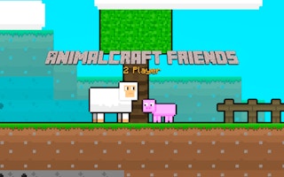 Animalcraft Friends 2 Player game cover