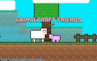 Animalcraft Friends 2 Player game cover