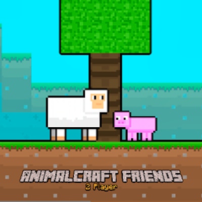 AnimalCraft Friends 2 Player By Gamepix
