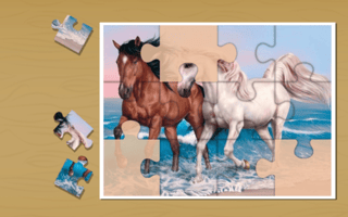 Animals Jigsaw Puzzle Horses