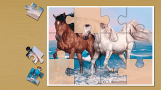 Animals Jigsaw Puzzle Horses game cover