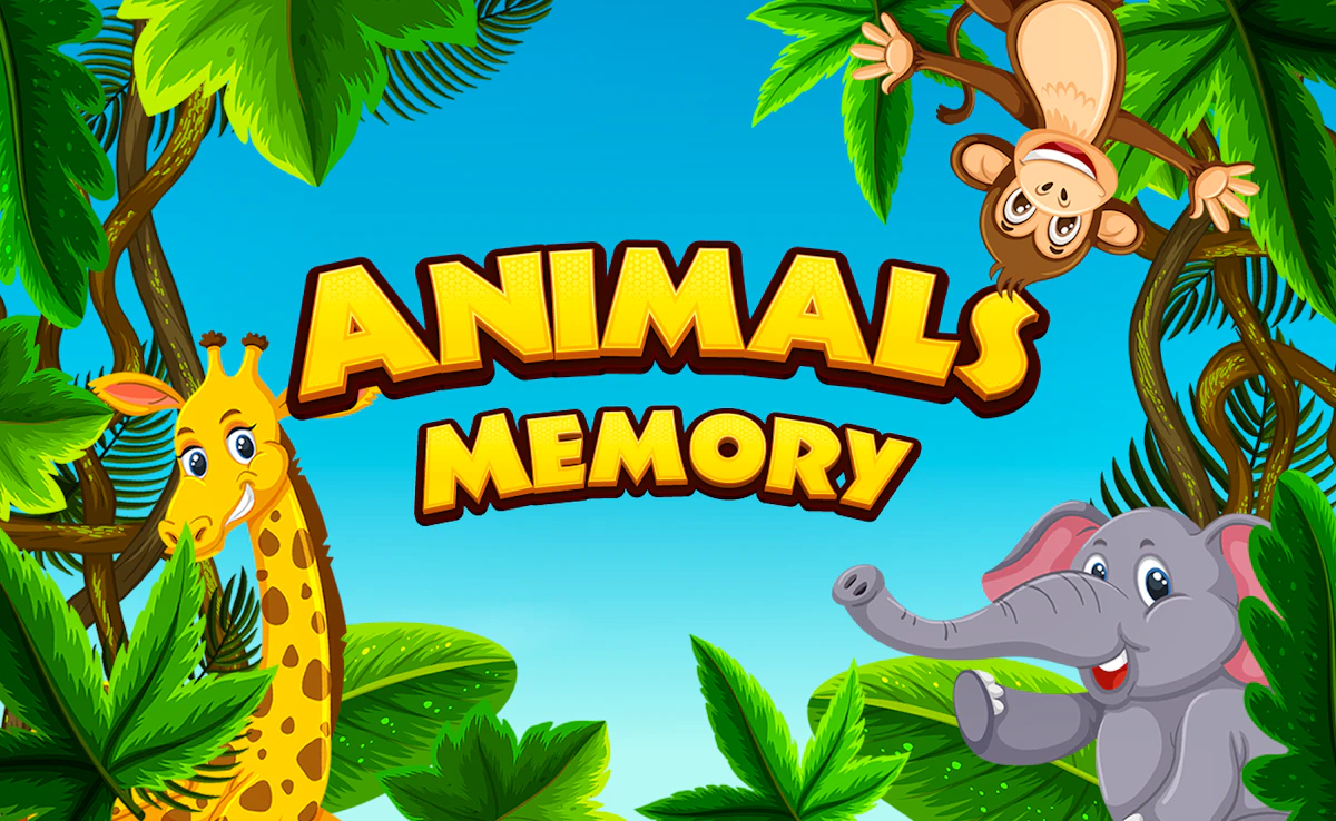Play Animals Memory — free online Kids game