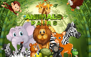 Animals Pairs Match 3 game cover