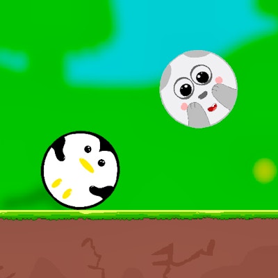 Animals Party Ball - 2 Player By Gamepix