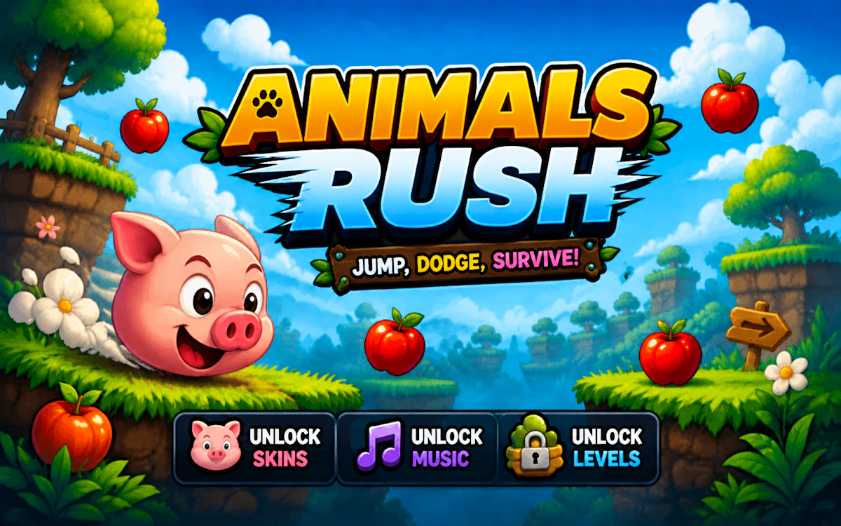 Play Animals Rush — free online Hyper Casual game