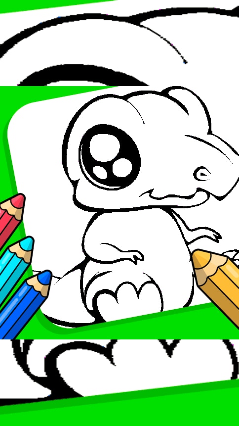 Anime Animals Coloring Pages