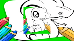 Anime Animals Coloring Pages