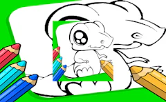Anime Animals Coloring Pages