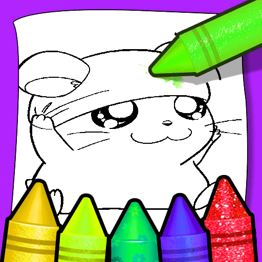 cute anime animals coloring pages