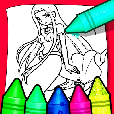 Anime Blue Mermaid Coloring By Gamepix