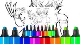 Anime Boys Coloring Pages