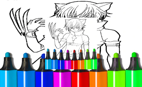 Anime Boys Coloring Pages game thumbnail