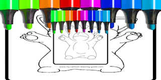 Anime Cat Girl Coloring Pages thumbnail
