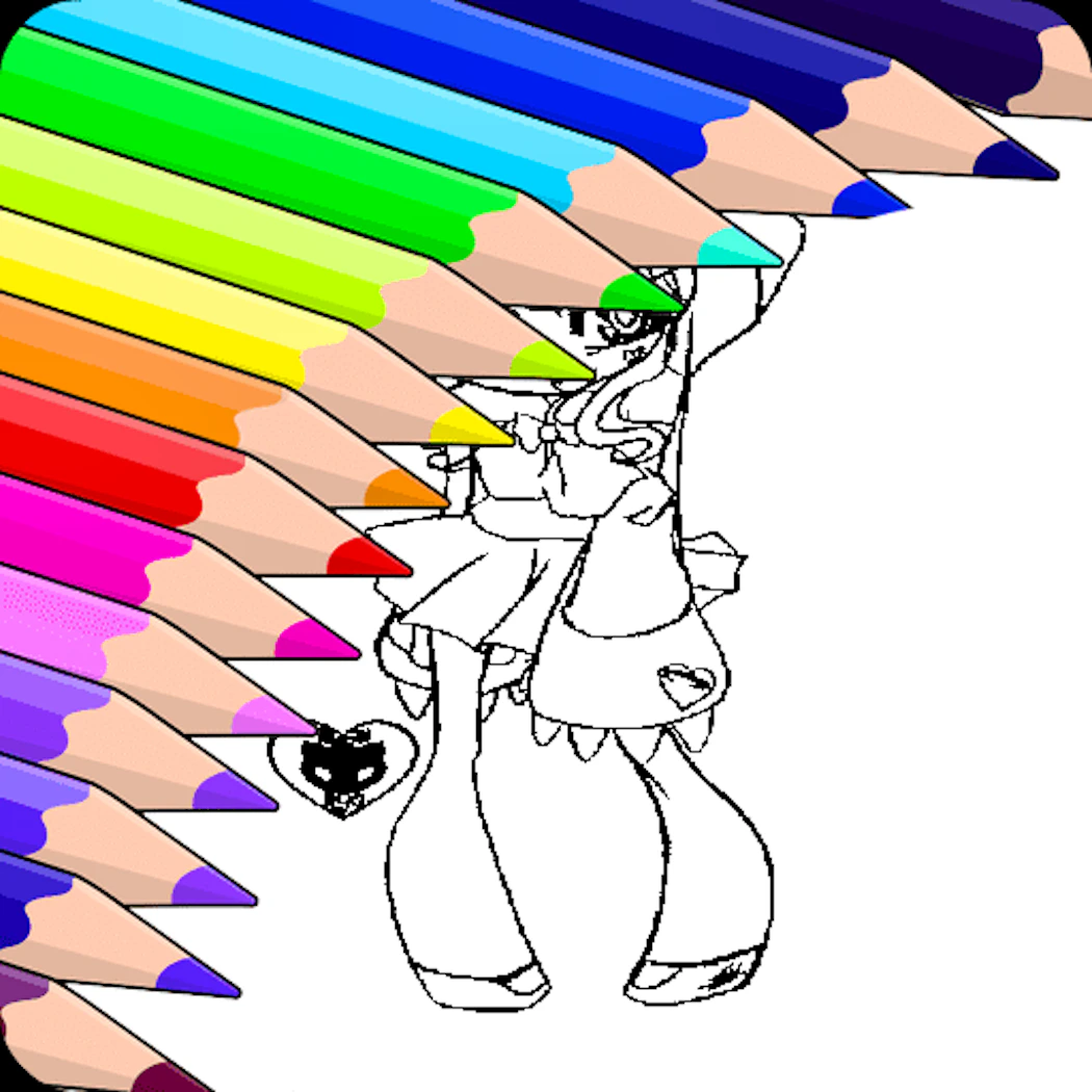 Anime Cat Girl Coloring Pages