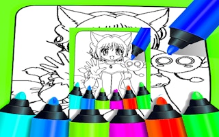 Anime Coloring Pages For Kids