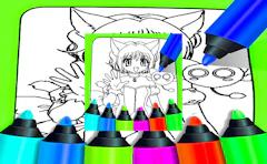 Anime Coloring Pages For Kids