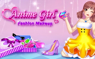 Anime Girl Fashion Make Up game cover