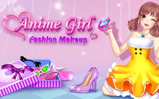 Anime Girl Fashion Make Up game cover