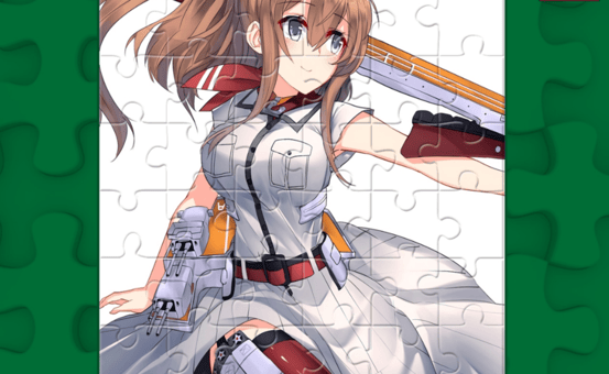 Anime Girl With Gun Puzzle 🕹️ Play Now on GamePix
