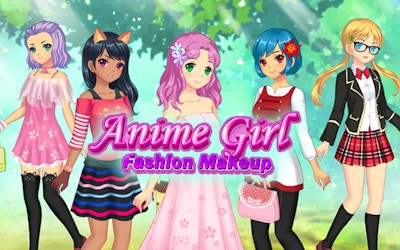 Anime Girls Fashion Makeup game