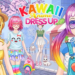 Juega gratis a Anime Kawaii Dress Up - Dresses 