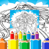 Anime Princess Coloring Pages