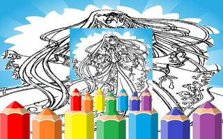 Anime Princess Coloring Pages game cover