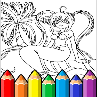 Anime Princess Coloring Pages By Gamepix