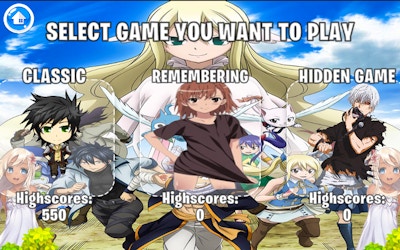 Anime Puzzle Quest game