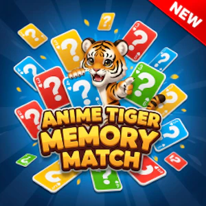 Anime Tiger Memory Match Thumbnail