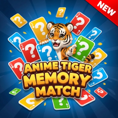 Anime Tiger Memory Match By Gamepix