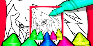Anime Vampire Girl Coloring Pages thumbnail