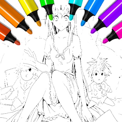 Anime Vampire Girl Coloring Pages By Gamepix