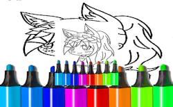 Anime Wolf Girl Coloring Pages