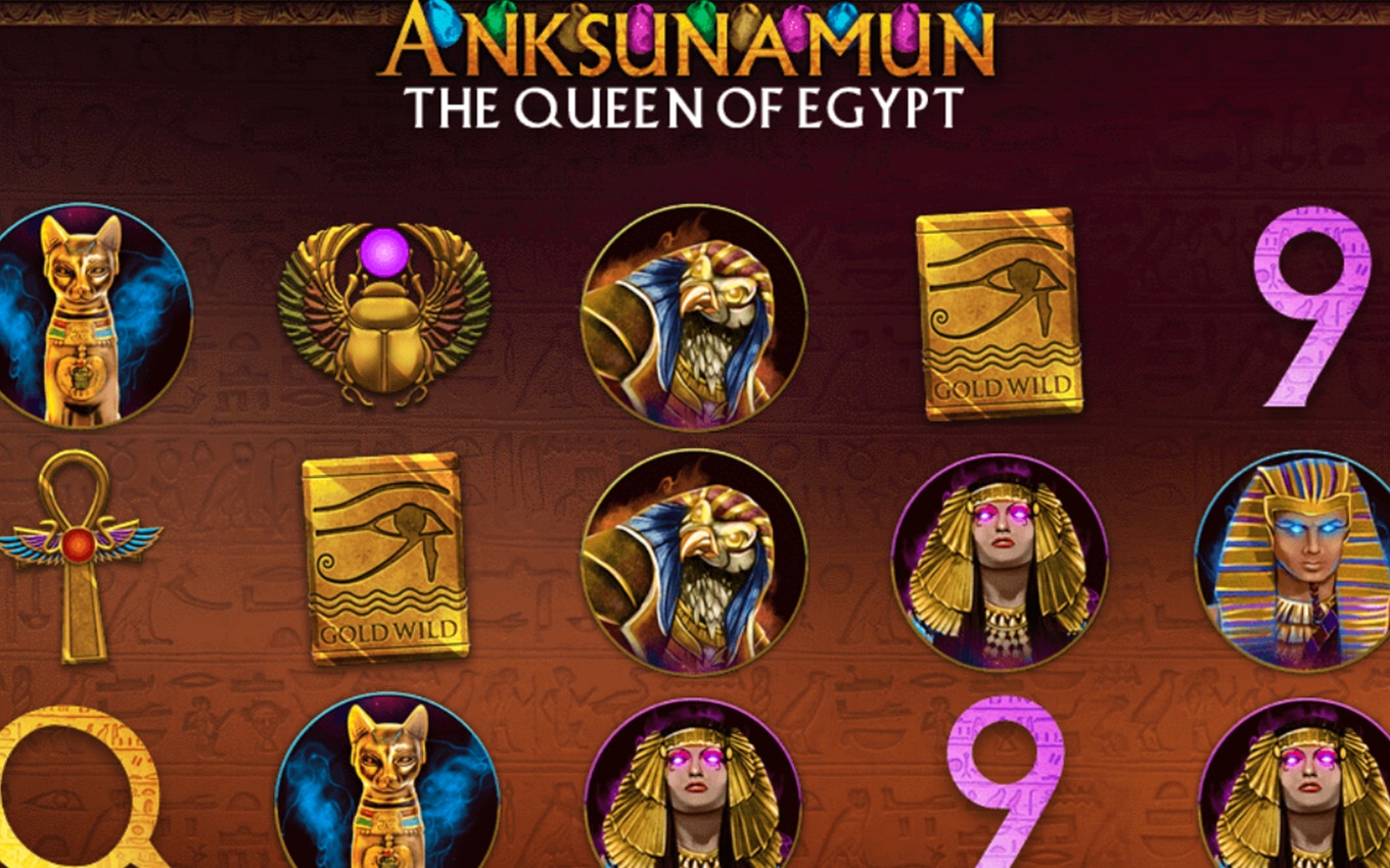 Anksunamun the queen of Egypt Slot Machine