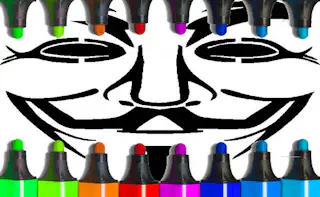Coloreado de Máscara Anónima
