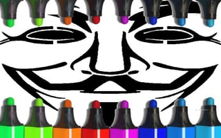Anonymous Mask Coloring game cover