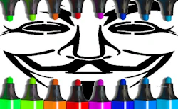Anonymous Mask Coloring