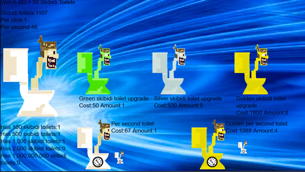Play Another Skibidi Toilet Clicker — free online Clicker game