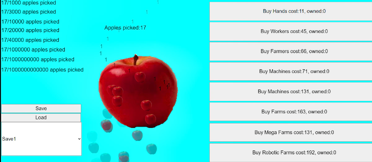 Play Red Apple Clicker — free online Clicker game