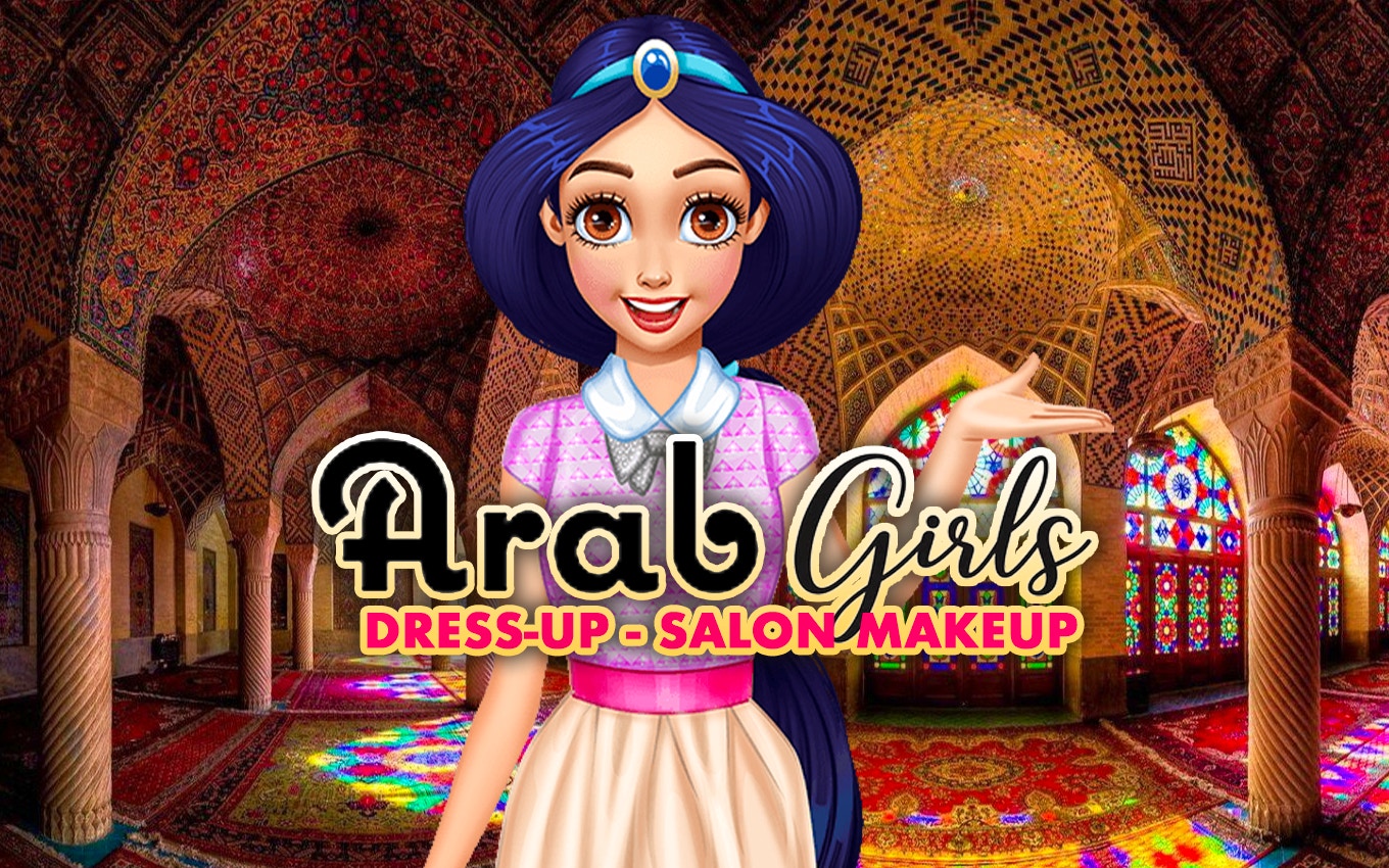 Arab Girls Dress-Up - Salon Makeup