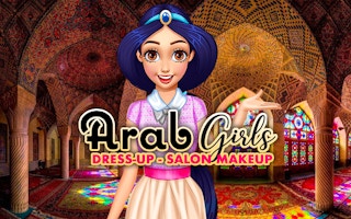 Arab Girls Dress-Up - Salon Makeup