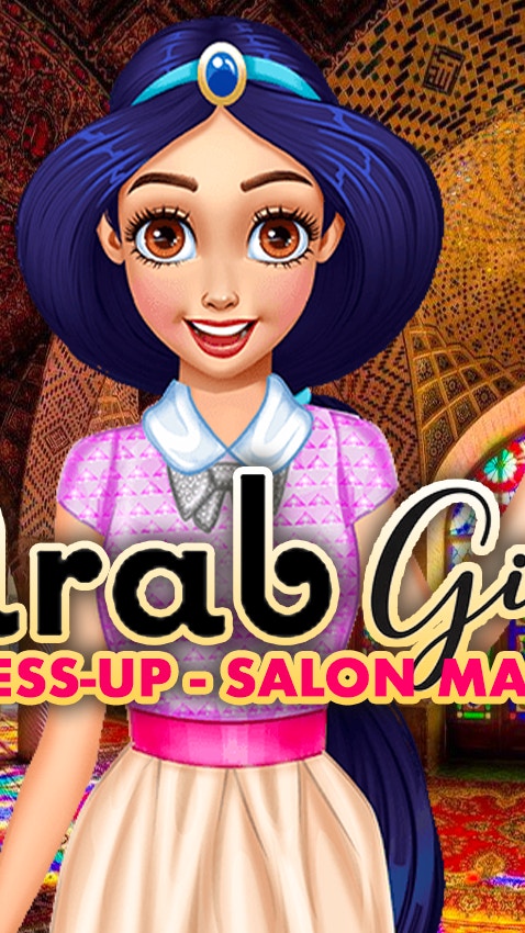 Arab Girls Dress-Up - Salon Makeup